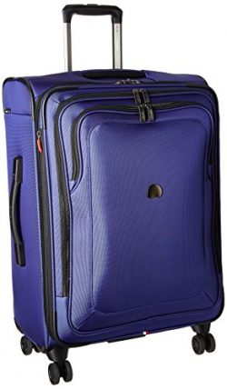 Delsey Luggage Cruise Lite Softside 25″ Exp. Spinner Suiter Trolley, Blue