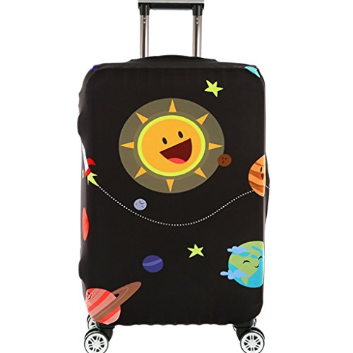 Fvstar Washable Luggage Cover Spandex Suitcase Cove Protective Bag (XL, Colorful 12)