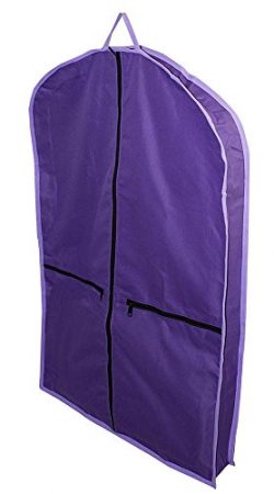 Derby Originals Tack Carry Bag Matching Garment Carry Bags, Purple/Lavender Trim
