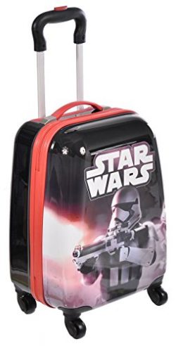 Star Wars Spinner Trolley Exclusive Designed Kids Hard Side Luggage Case 18 Inch