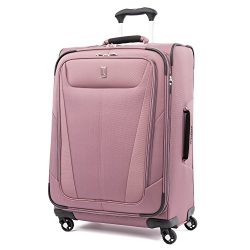 Travelpro Maxlite 5 25″ Expandable Spinner Suitcase, Dusty Rose
