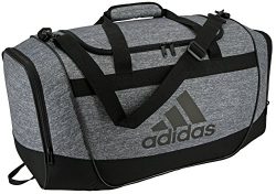 adidas Defender II Small Duffel Bag, Small, Jersey Onix/Black/Light Onix