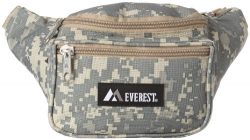 Everest Digital Camo Waist Pack, Digital Camouflage, One Size