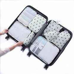 8 pcs Luggage Packing Organizers Packing Cubes Set for Travel