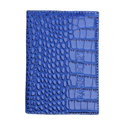 Passport Cover Wallet Bag,Hemlock Travel Passport Card Case Protector Leather Bags (Blue-2)