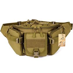 Tactical Waist Pack CREATOR Portable Fanny Pack Outdoor Hiking Travel Large Army Waist Bag Milit ...