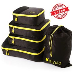 Travel Packing Cubes Set – Large Medium Small Luggage Bag Organizer for Suitcase
