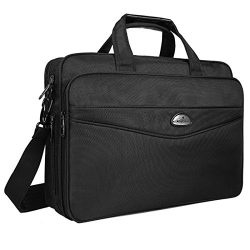 Briefcase 15.6 Inch Laptop Bag Laptop Messenger Bag, Stylish Nylon Multi-functional Organizer Li ...