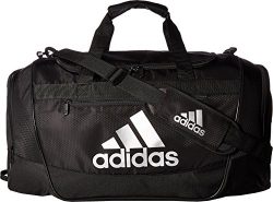 adidas Defender III Duffel Bag, Black/Silver, Medium