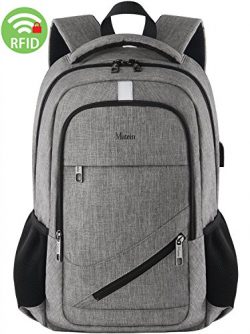 Computer Laptop Backpack,Slim College Student Backpack for Women&Men,Business Travel Laptop  ...