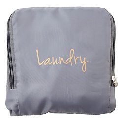 Miamica Laundry Bag, Assorted Styles, Grey/Gold