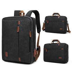 UtoteBag 17.3 Inch Laptop Bag,Men Convertible Notebook Messenger Shoulder Bag,Multi-function Lar ...