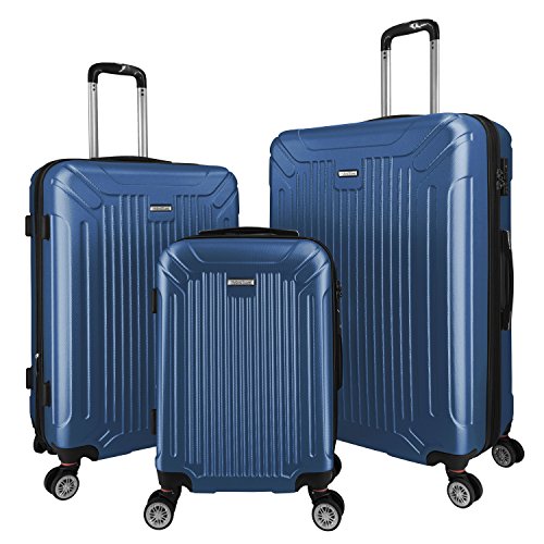 3 PC Luggage Set Durable Lightweight Spinner Suitecase LUG3 GL8216 TEAL ...