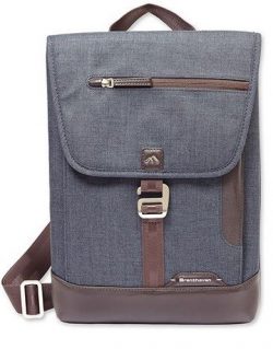 Brenthaven Collins Vertical Messenger Bag for Surface Pro 3/4, Indigo