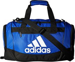 adidas Defender III Duffel Bag, Blue/Black/White, Medium