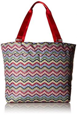 Baggallini Carryall Tote, Wave Print Multi