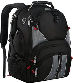 17 Inch Laptop Backpack,Large Travel Backpack,TSA Friendly Durable Computer Bagpack with Luggage ...