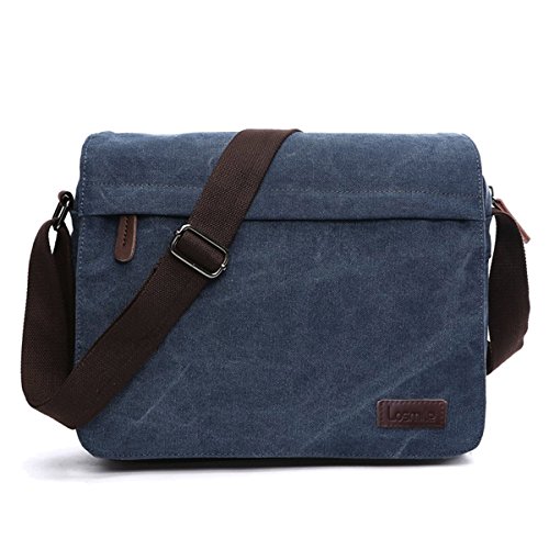 Messenger Bag, LOSMILE Laptop Shoulder Bag Vintage Canvas Crossbody Bags For Men