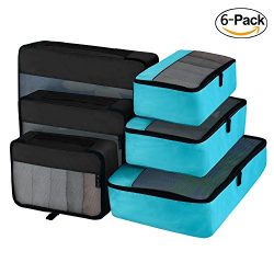 Packing Cubes Organizer Travel Accessories for Luggage 6 Set(2 Color)