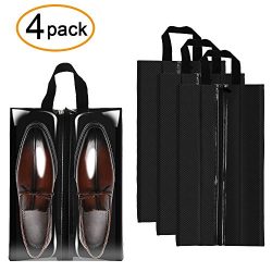 Sariok Travel Shoe Bags Waterproof Nylon Packing Organizer Storage For Men and Women, Transparen ...