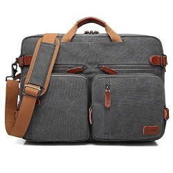 Amzbag Convertible Backpack Laptop Messenger Bag Book Bag School Bag Shoulder bag Laptop Case Ha ...