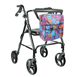 Rollator Bag by Vive – Universal Travel Tote for Carrying Accessories on Wheelchair, Rolla ...