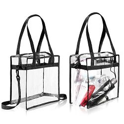 BAGAIL Clear Bags NFL & PGA Stadium Approved – The clear tote bag with zipper closure  ...