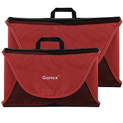 Gonex Garment Folder, 15″+18″ Travel Shirt Packing Organizer Red