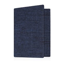 Fabric Passport Holder Cover, Fintie RFID Blocking Passport Case Travel Wallet (Denim Indigo)