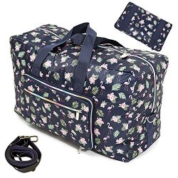 Travel Bag Foldable Large Travel Duffel Bag Checked Bag Luggage Tote 18 Style (crane)