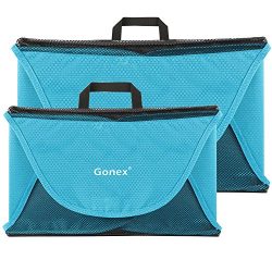 Gonex Garment Folder, 15″+18″ Travel Shirt Packing Organizer Blue