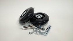 E&L 2 Set of Luggage Suitcase Replacement Wheels with ABEC 608zz Bearings, Packaged with our ...