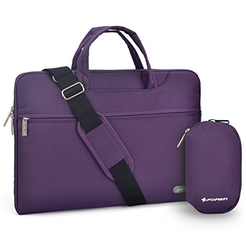 Laptop Shoulder Bag, 12-13.3 inch Laptop Case, Slim Briefcase Computer Bag Business Carry Bag Wa ...