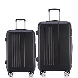 Fochier Luggage 2 Piece Set Lightweight Spinner Suitcase 20inch 24inch