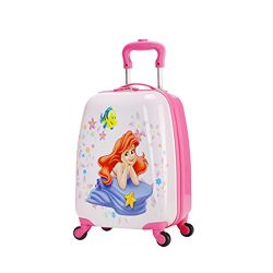 MOREFUN Kids’ Luggage 18″ Hard Side Upright Carry On Lightweight Spinner Luggage (Me ...