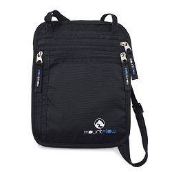 Passport Holder Neck Travel Wallet – RFID Pouch Bag – Anti Theft Organizer