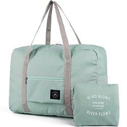 Packable Carry on Bag Travel Tote Weekender Sport Gym Duffle Bag for Women and Girls