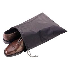 Malmo Travel Shoe Bags Set of 4 Waterproof Nylon with Drawstring for Men & Women (Brown)