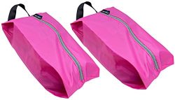 TRAVANDO Shoe Bag Set of 2 | Travel Accessories Essentials Travel Organizers Packing Cubes Suitc ...