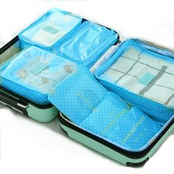 7Pcs Waterproof Travel Storage Bags Clothes Packing Cube Luggage Organizer Pouch