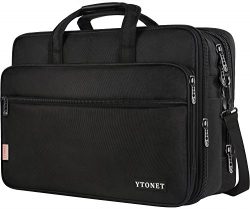 18 Inch Laptop Bag, Extra Large Briefcase for Men Women, Expandable Multifunctional Laptop Case, ...