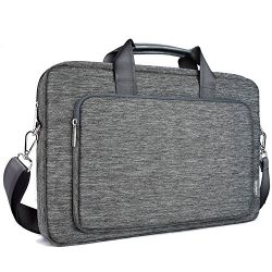 WIWU Laptop Shoulder Bag, 17 Inch Laptop Case, Travel Briefcase With Organizer, Water-Repellent  ...