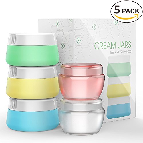 Travel Accessories Bottles Containers Sets, Silicone & PP Cream Jars for toiletries, Compact ...