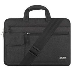 Mosiso Polyester Flapover Laptop Messenger Shoulder Bag Case Cover Briefcase for 13-13.3 Inch Ma ...