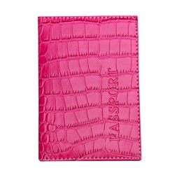 Clearance Sale! HIRIRI Men Women Leather Passport Holder Protector Business Card Holder Wallet S ...