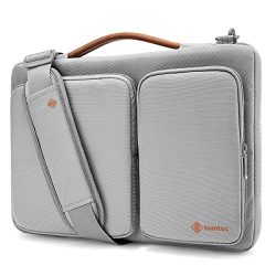 Tomtoc 15 inch Laptop Shoulder Bag with CornerArmor Patent, 360° Protective Laptop Sleeve for 15 ...