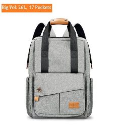 Diaper Bag Backpack Travel Multi-Function – Durable Unisex Large Capacity Changing Bag Ins ...