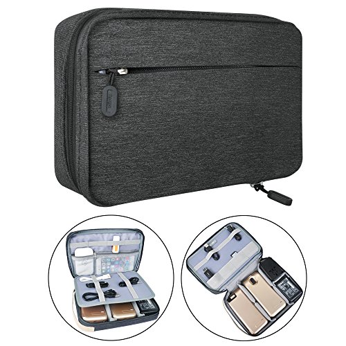 Electronic Organizer Travel Packing Bag - Luxsure Double Layer Travel ...