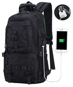 Laptop Backpack Business Anti Theft Travel Backpack with USB Charging Port College School bag fo ...