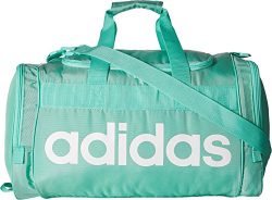 adidas Santiago Duffel Bag, Green/White, One Size